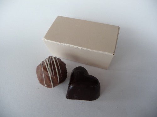 2 choc ballotin, undecorated (set of 5)