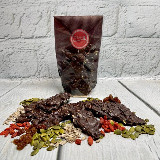 Berry and Seed Super Choc Bark